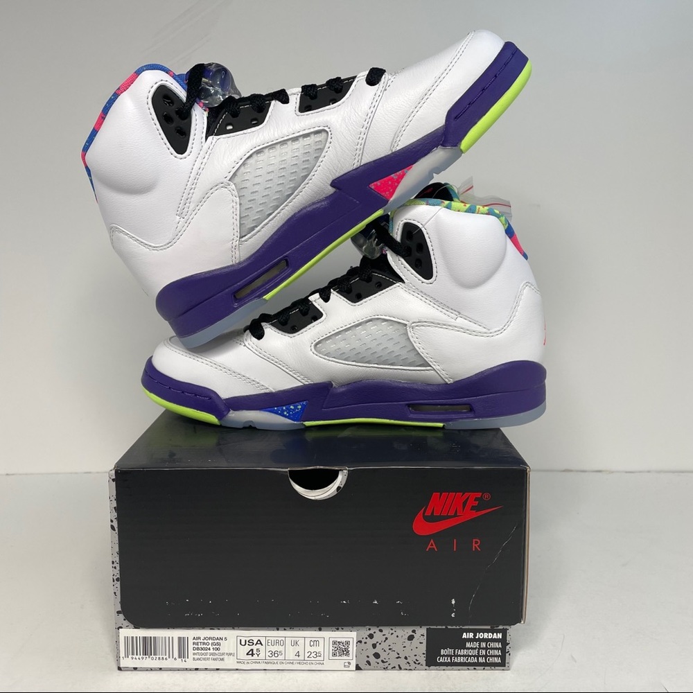 Nike Air Jordan 5 Retro GS “Alternate Belair” NEW - Picture 3 of 4